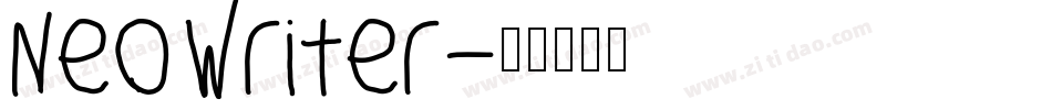Neo Writer字体转换